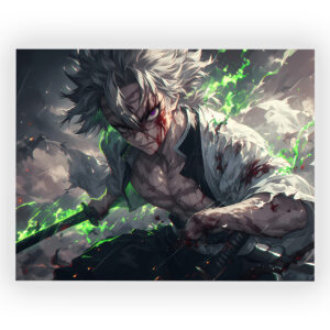 پوستر گلاسه طرح انیمه Demon Slayer