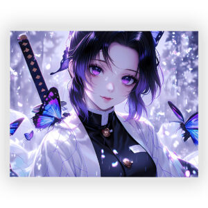 پوستر گلاسه طرح انیمه Demon Slayer