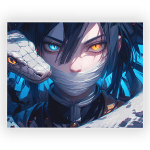 پوستر گلاسه طرح انیمه Demon Slayer