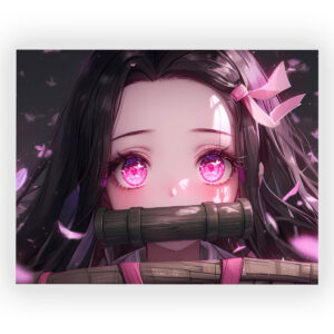 پوستر گلاسه طرح انیمه Demon Slayer