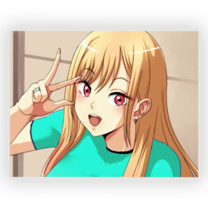 پوستر گلاسه طرح انیمه My Dress-Up Darling