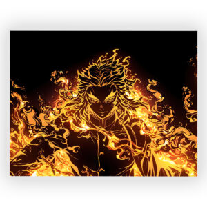 پوستر گلاسه طرح انیمه Demon Slayer