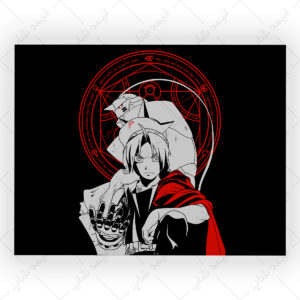 قاب MDF طرح انیمه Fullmetal Alchemist
