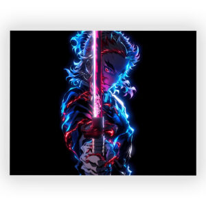 پوستر گلاسه طرح انیمه Demon Slayer