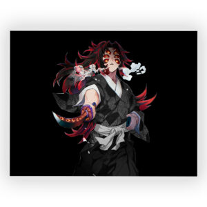 پوستر گلاسه طرح انیمه Demon Slayer