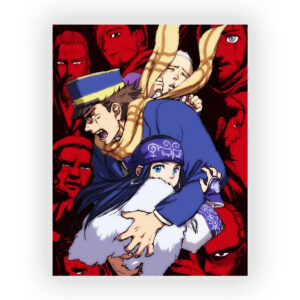 قاب MDF طرح انیمه Golden Kamuy