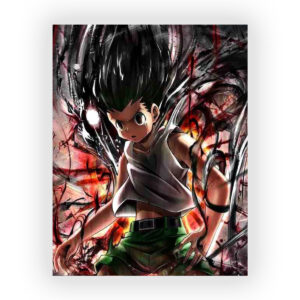قاب MDF طرح انیمه Hunter x Hunter
