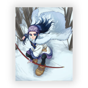 قاب MDF طرح انیمه Golden Kamuy