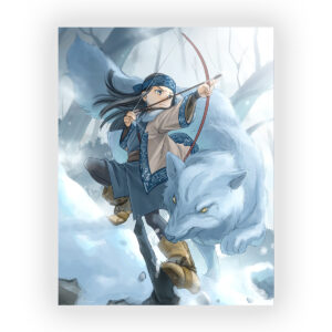 قاب MDF طرح انیمه Golden Kamuy