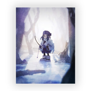 قاب MDF طرح انیمه Golden Kamuy