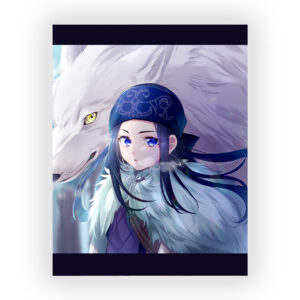 قاب MDF طرح انیمه Golden Kamuy