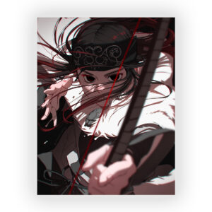 قاب MDF طرح انیمه Golden Kamuy