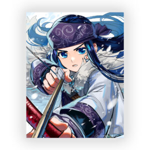 قاب MDF طرح انیمه Golden Kamuy