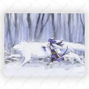قاب MDF طرح انیمه Golden Kamuy
