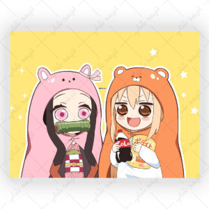 قاب MDF طرح انیمه Himouto