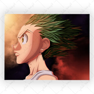 قاب MDF طرح انیمه Hunter x Hunter