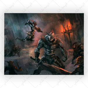 قاب MDF طرح انیمه GOBLIN SLAYER