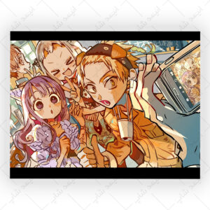 قاب MDF طرح انیمه HANAKO KUN