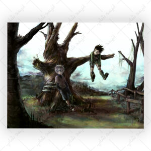 قاب MDF طرح انیمه Hunter x Hunter
