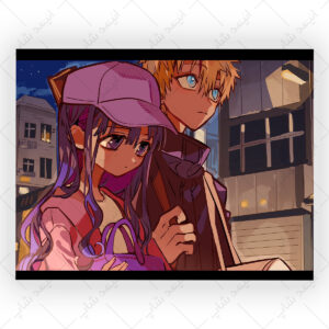 قاب MDF طرح انیمه HANAKO KUN