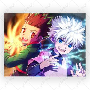 قاب MDF طرح انیمه Hunter x Hunter