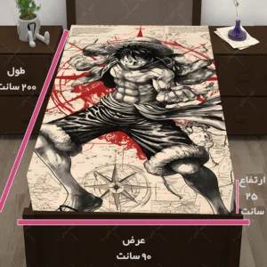 کاور تشک طرح انیمه ONE PIECE