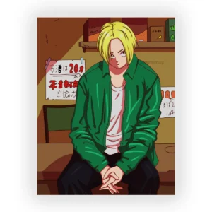 قاب MDF طرح انیمه SAKAMOTO DAYS