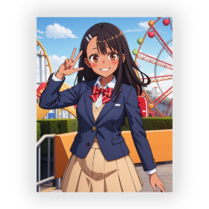 قاب MDF طرح انیمه Miss Nagatoro