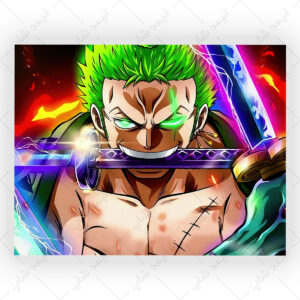 قاب MDF طرح انیمه One Piece