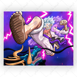 قاب MDF طرح انیمه One Piece