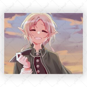 پوستر گلاسه طرح انیمه Mushoku Tensei