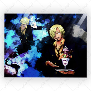قاب MDF طرح انیمه One Piece