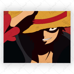 قاب MDF طرح انیمه One Piece