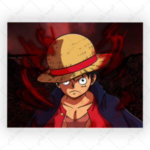 قاب MDF طرح انیمه One Piece