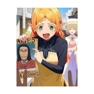 پوستر گلاسه طرح انیمه isekai ojisan