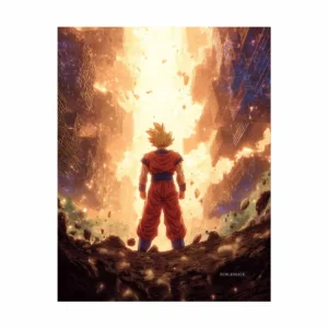 پوستر گلاسه طرح انیمه dragon ball