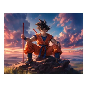 پوستر گلاسه طرح انیمه dragon ball
