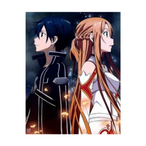 پوستر گلاسه طرح انیمه sword art Online