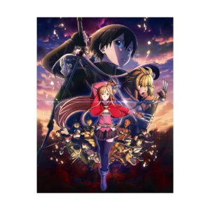 پوستر گلاسه طرح انیمه sword art Online