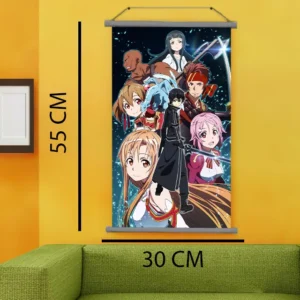 پوستر اسنپ طرح انیمه sword art Online