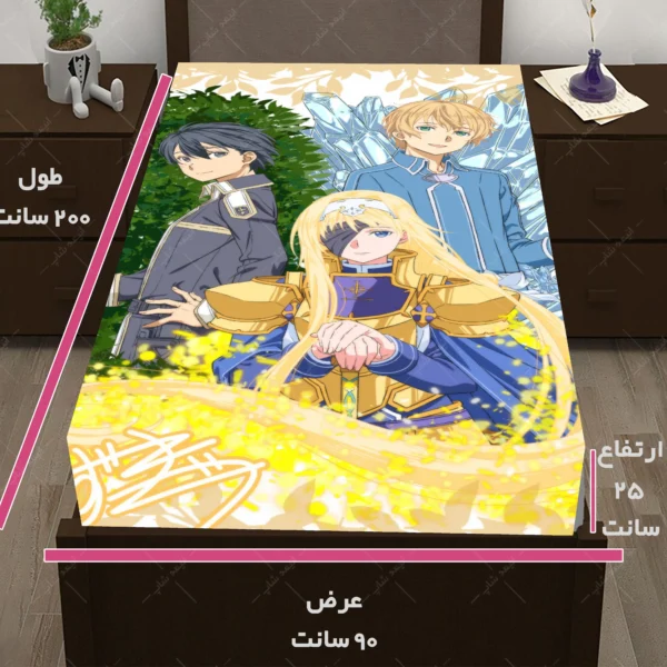 کاور تشک طرح انیمه sword art Online